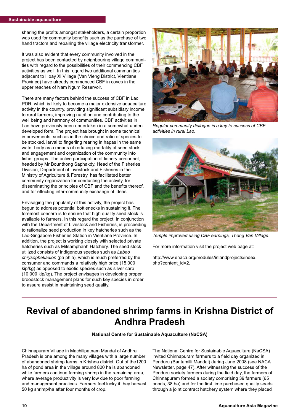 Aquaculture Asia October-December 2008