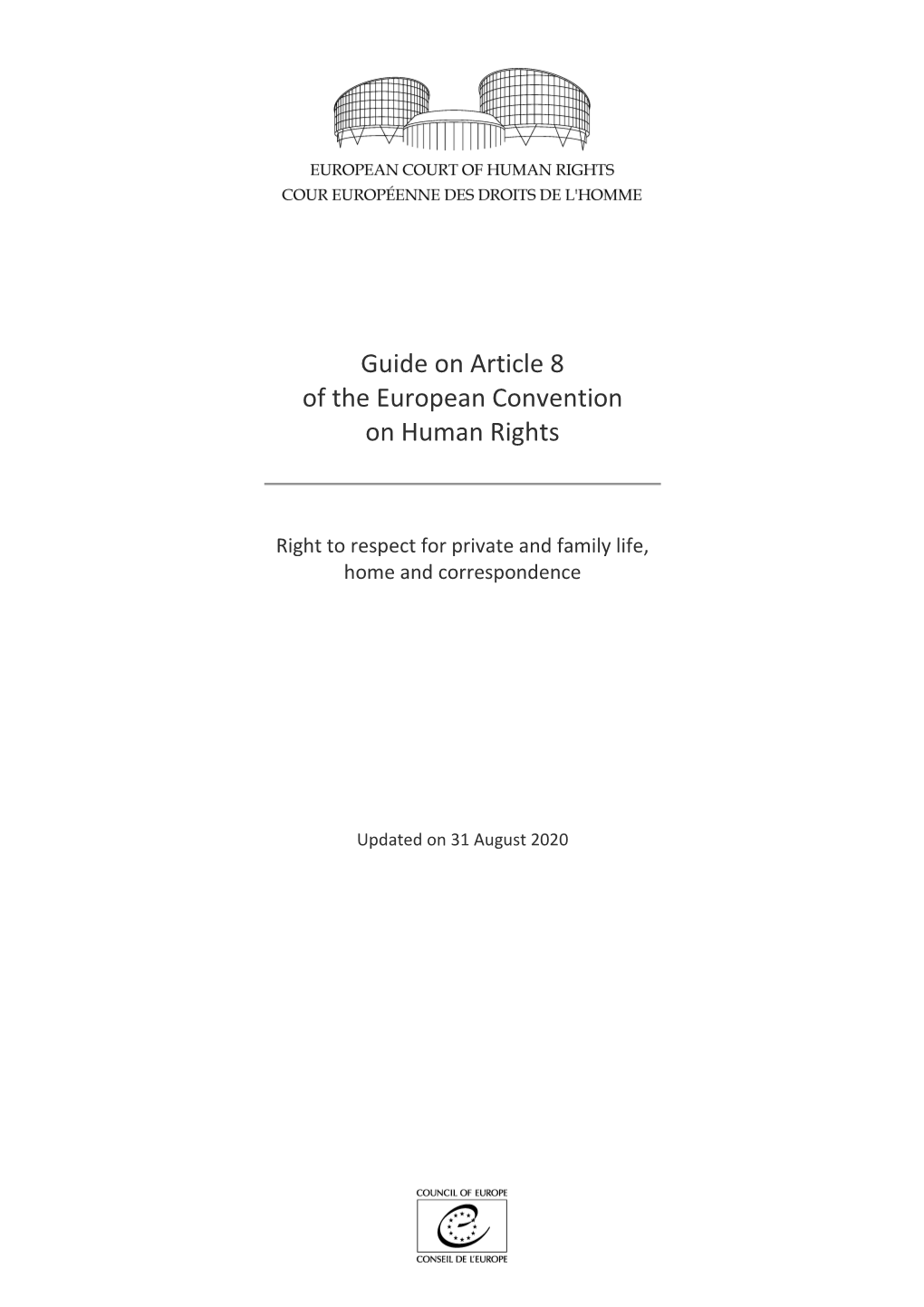 Guide on Article 8 of the European Convention on Human Rights