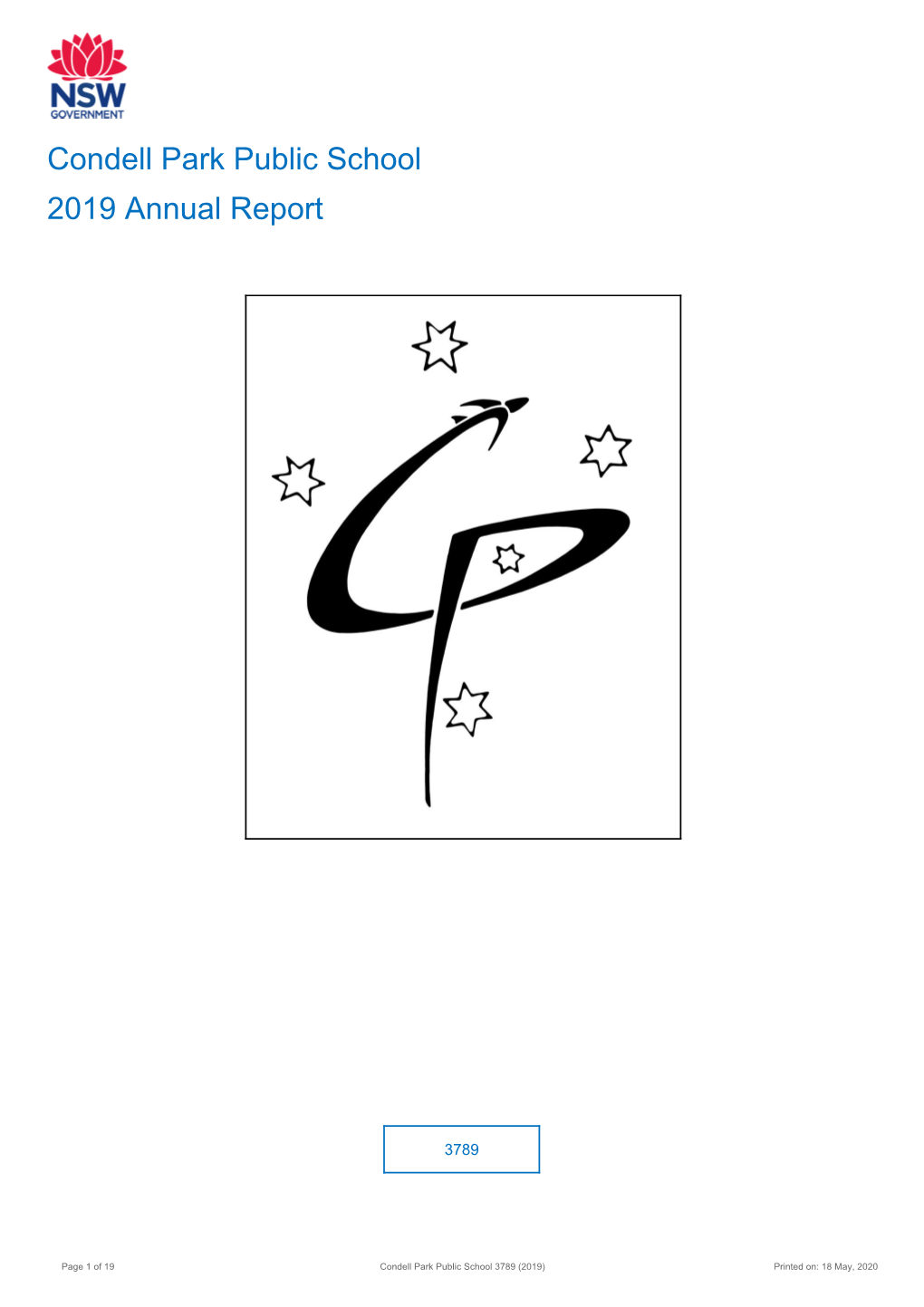 2019 Condell Park Public School Annual Report