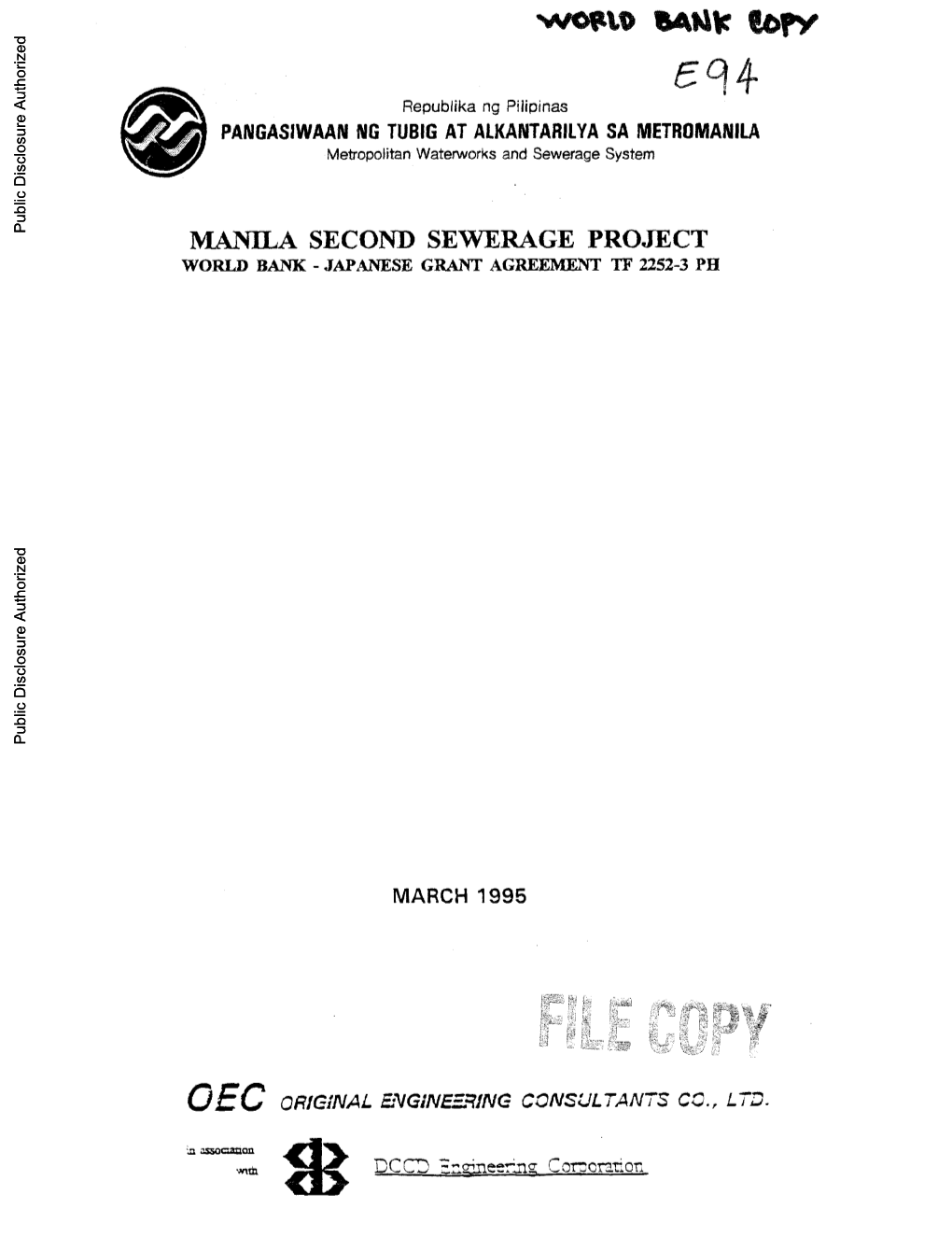 World Bank Document