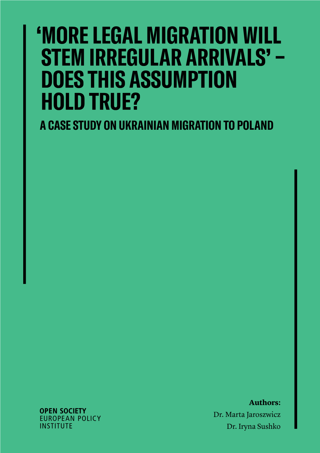 'More Legal Migration Will Stem Irregular Arrivals' – Does This Assumption Hold True?