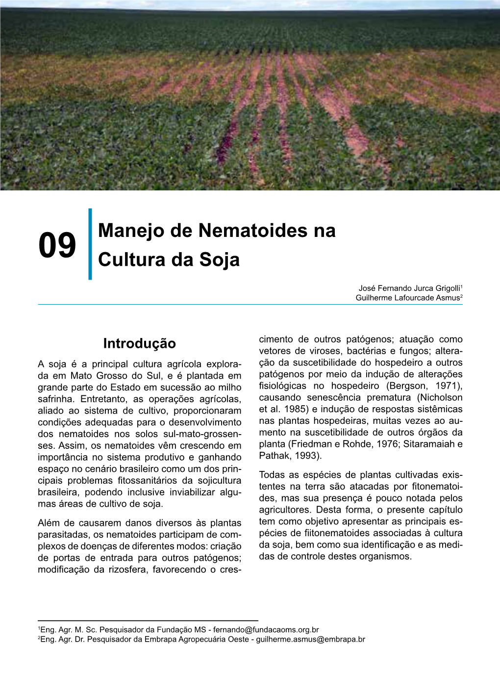 Manejo De Nematoides Na Cultura Da Soja