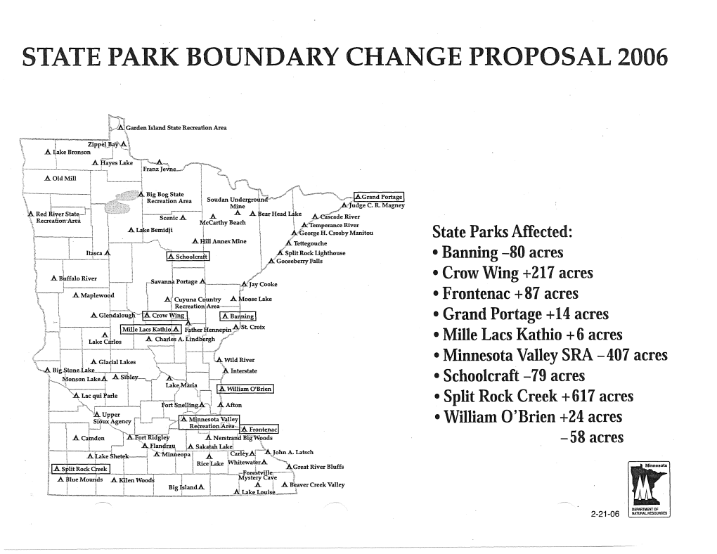 Tate Park Boundary Change Proposal 2006