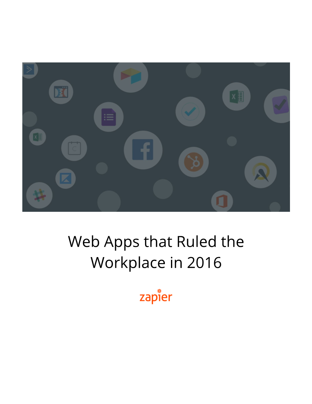 Web Apps That Ruled the Workplace in 2016