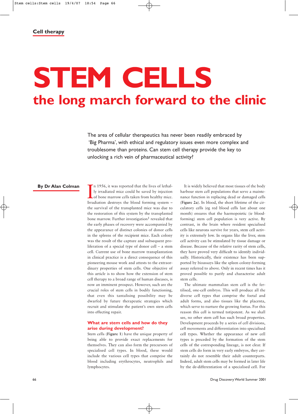 Stem Cells:Stem Cells 19/4/07 18:54 Page 66