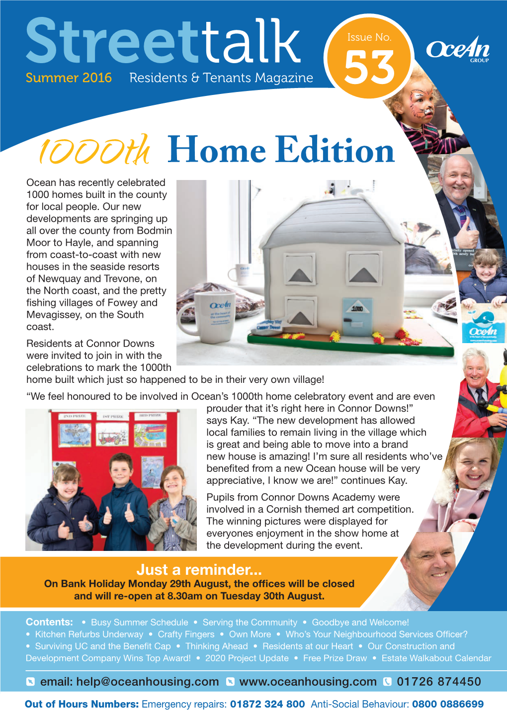 1000Th Has Recently Celebrated Home Edition 1000 Homes Built in the County for Local People