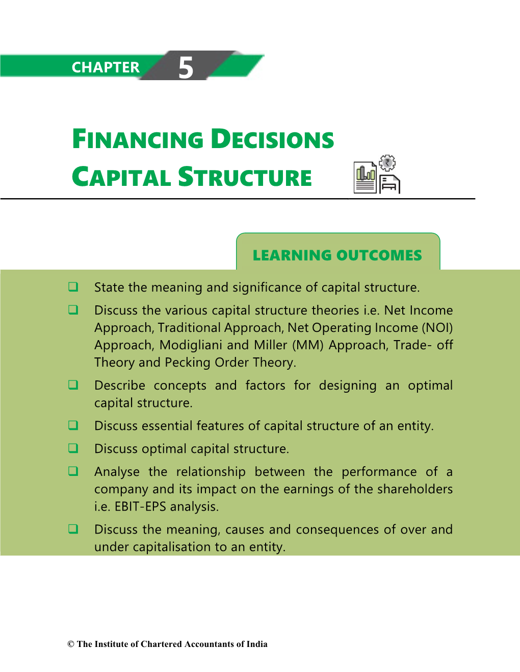 Financing Decisions Capital Structure