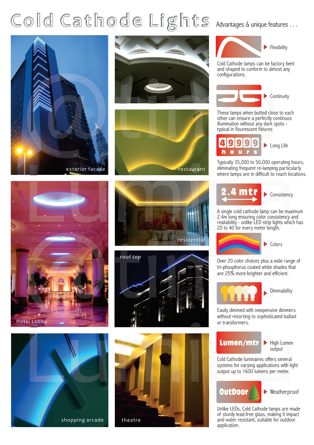 Cold Cathode Catalogs 6 Pages