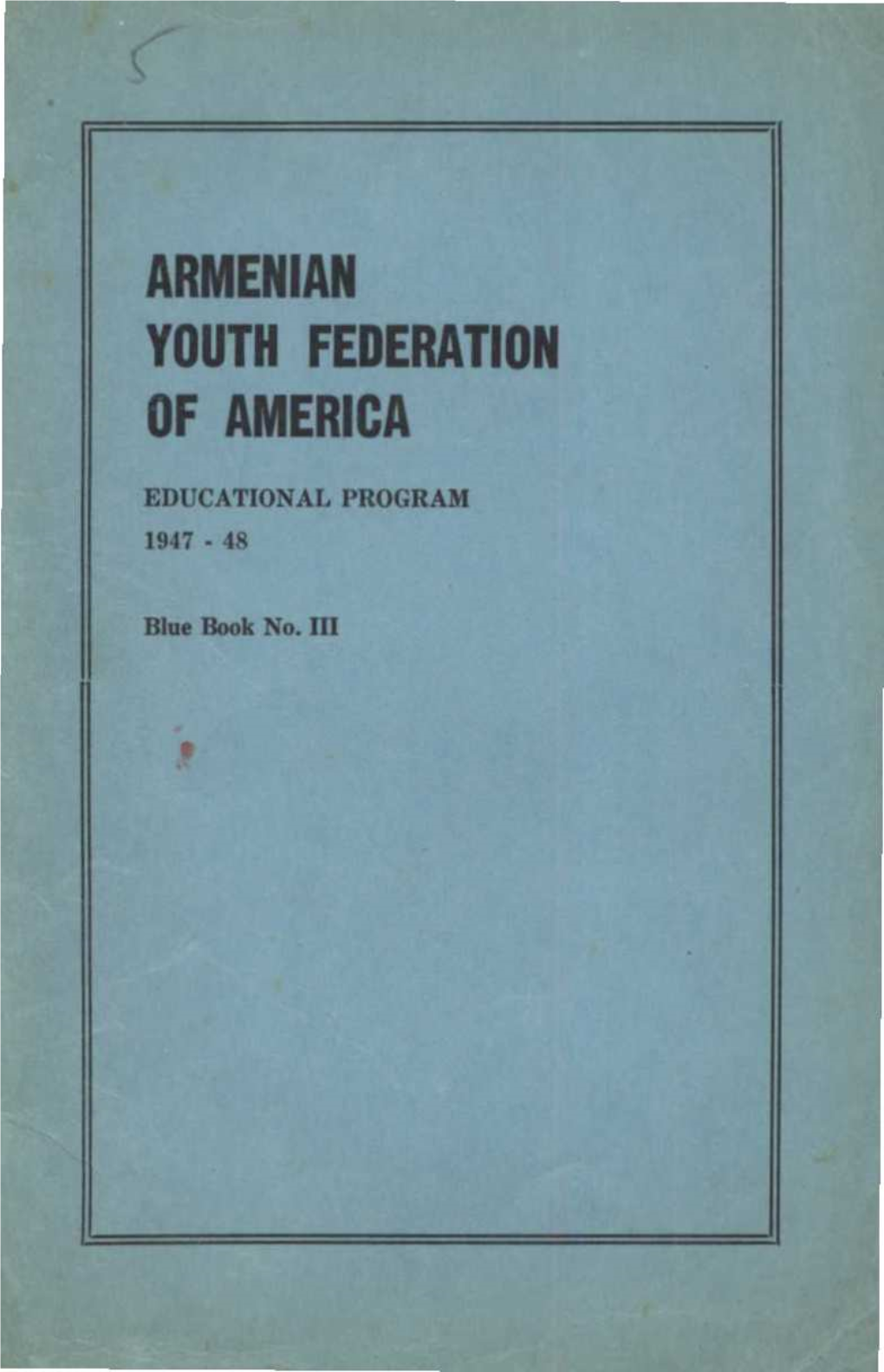 Armenian Youth Federation of America