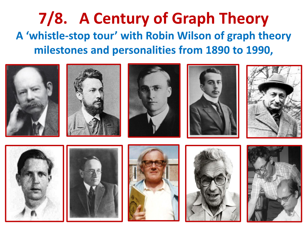 7/8. a Century of Graph Theory