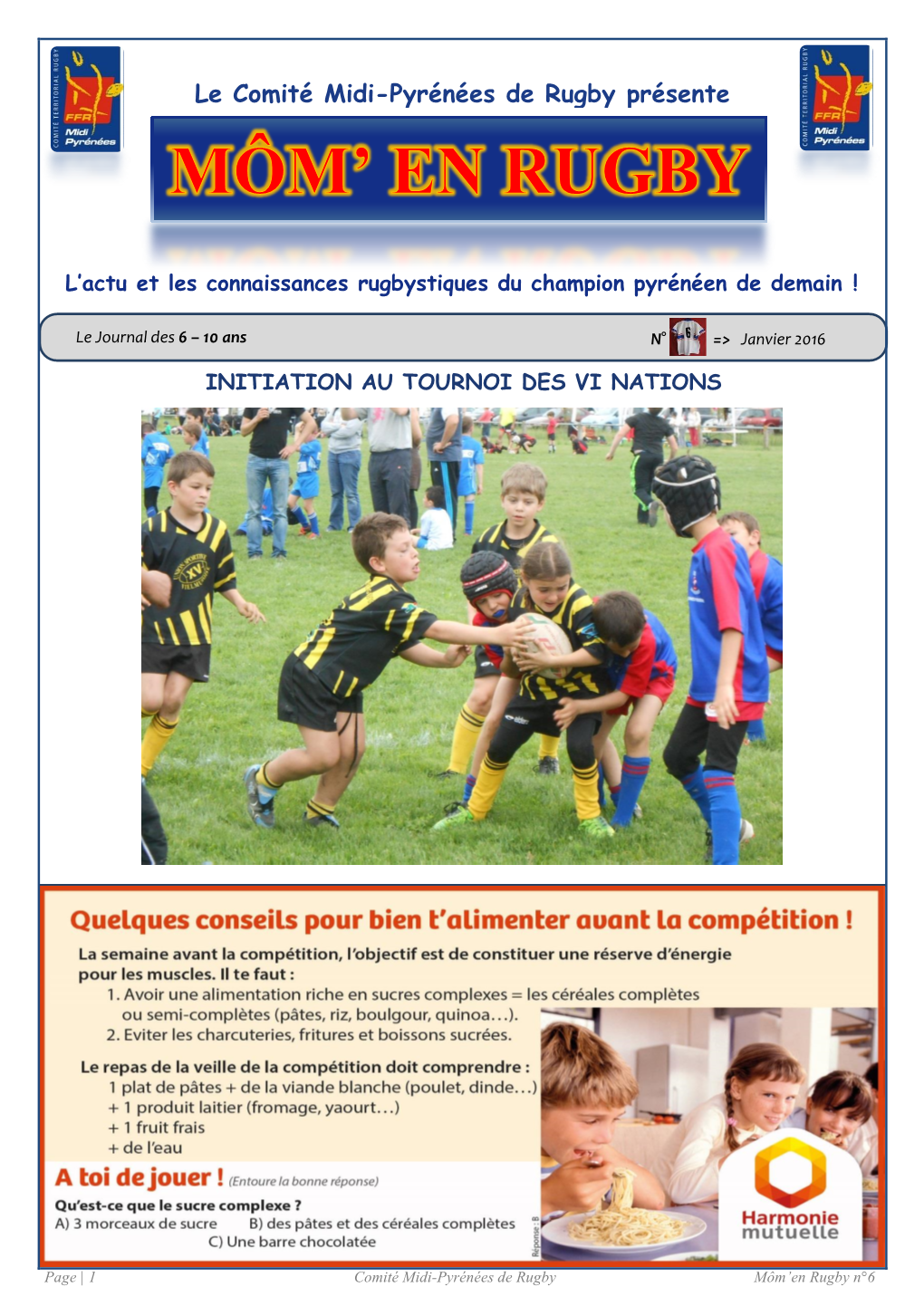 Le Comité Midi-Pyrénées De Rugby Présente
