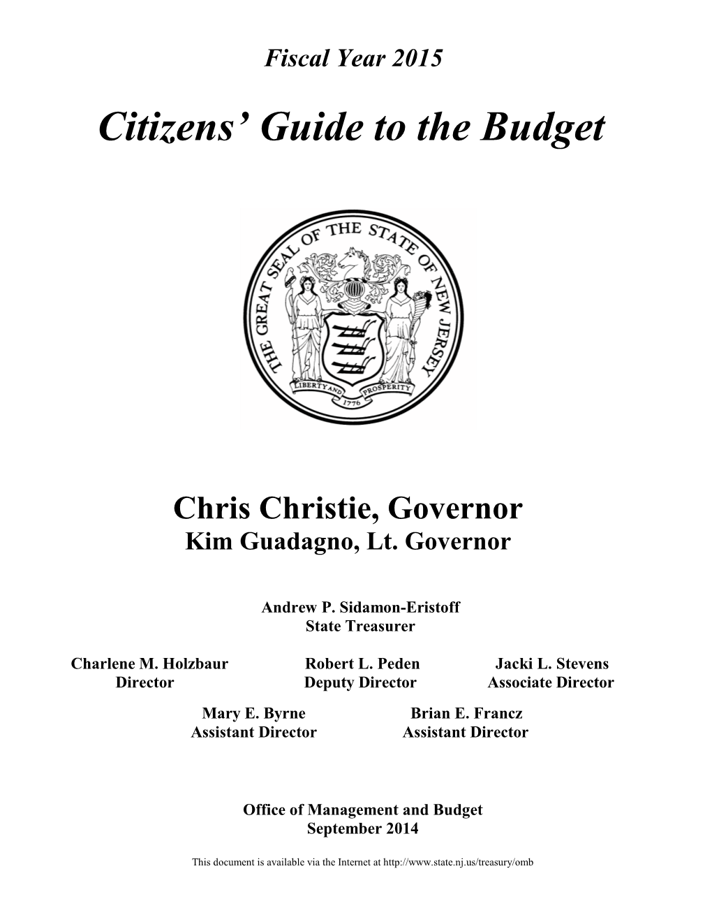 Citizens' Guide to the Budget