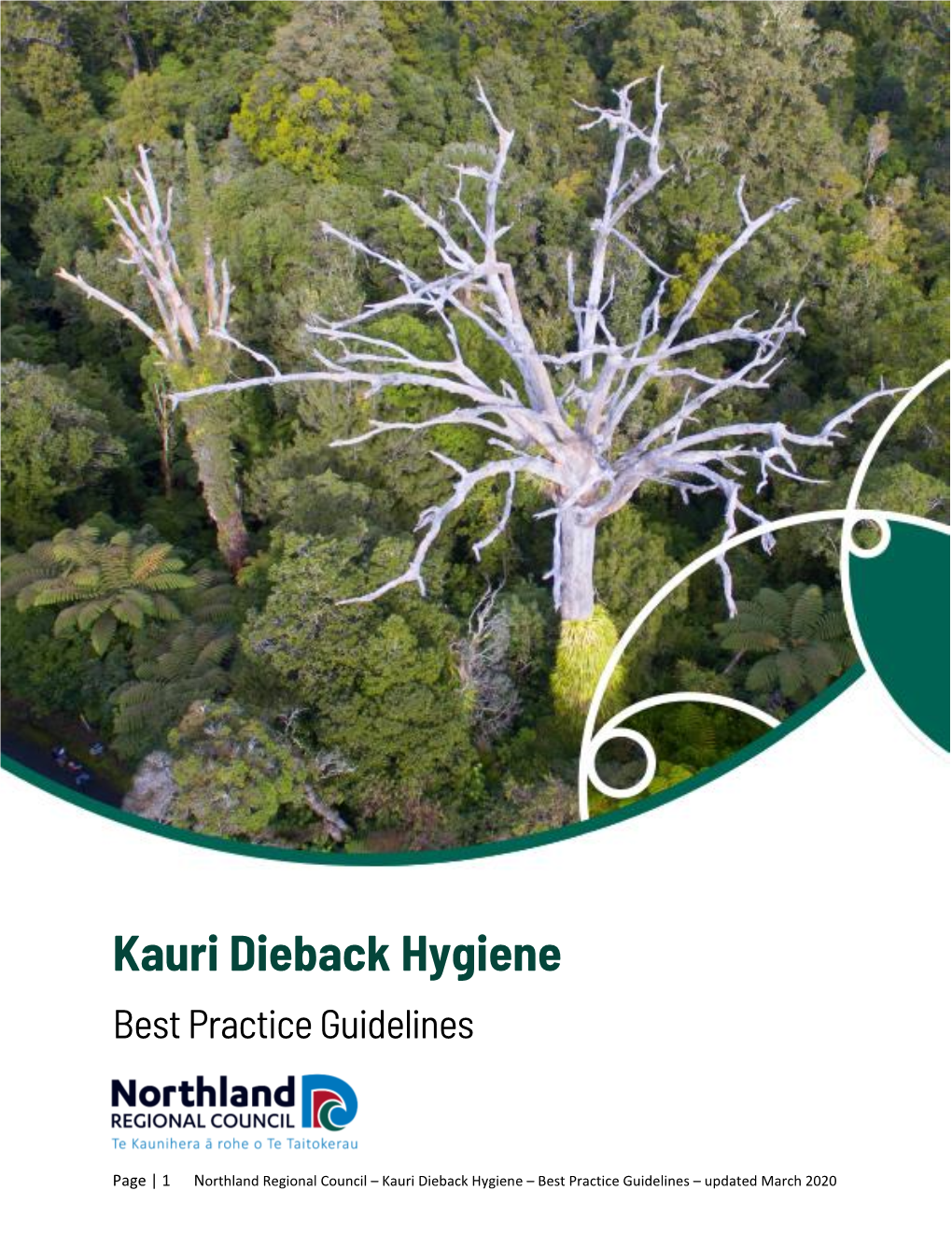 Kauri Dieback Hygiene Best Practice Guidelines