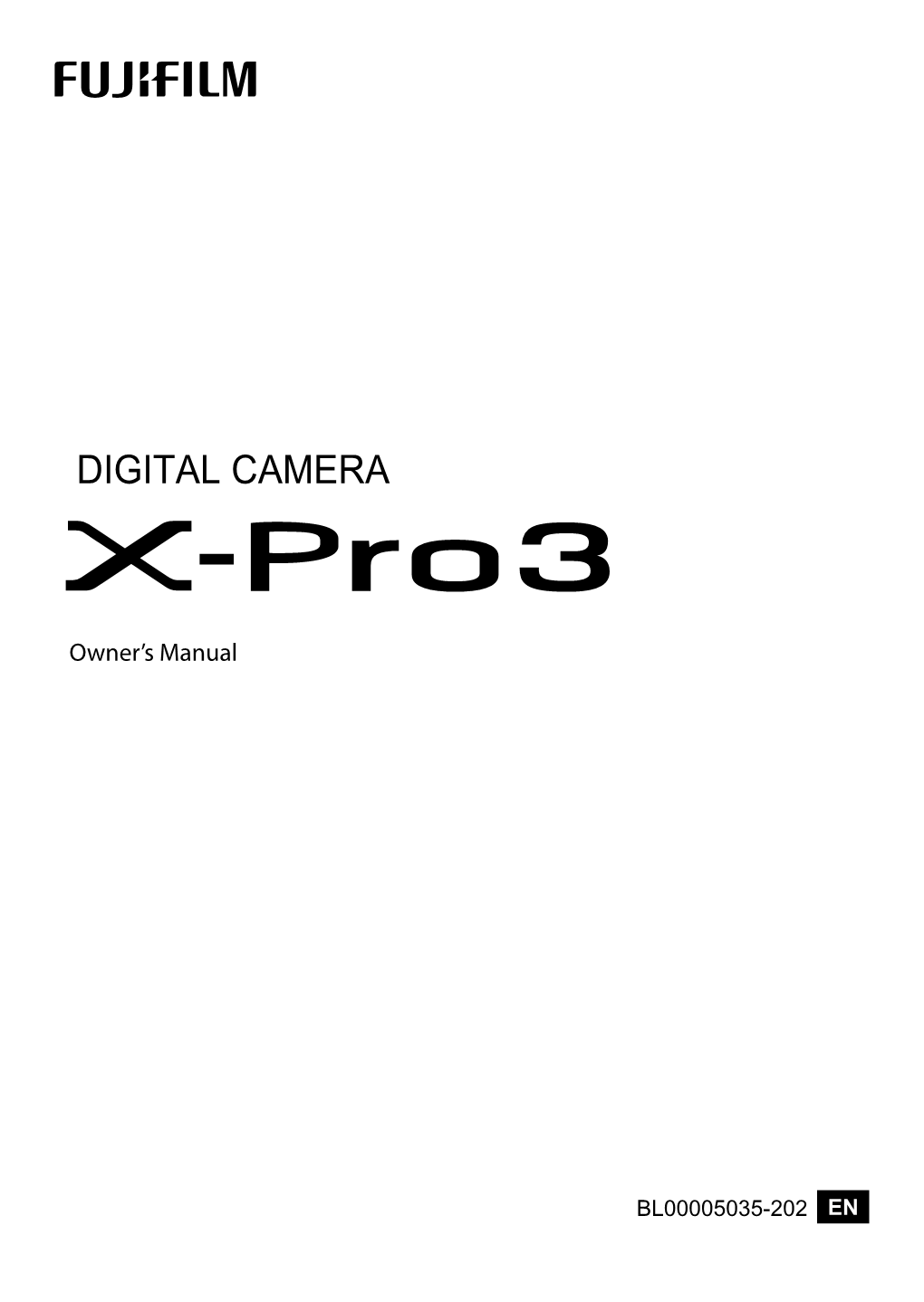 X-Pro3 Digital Camera
