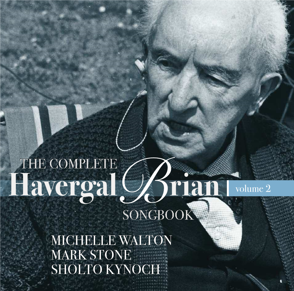 Havergal Rian Volume 2 SONGBOOK Michelle Walton Mark STONE SHOLTO KYNOCH Michelle Walton Mark STONE SHOLTO KYNOCH the COMPLETE Havergal Rian Volume 2 SONGBOOK