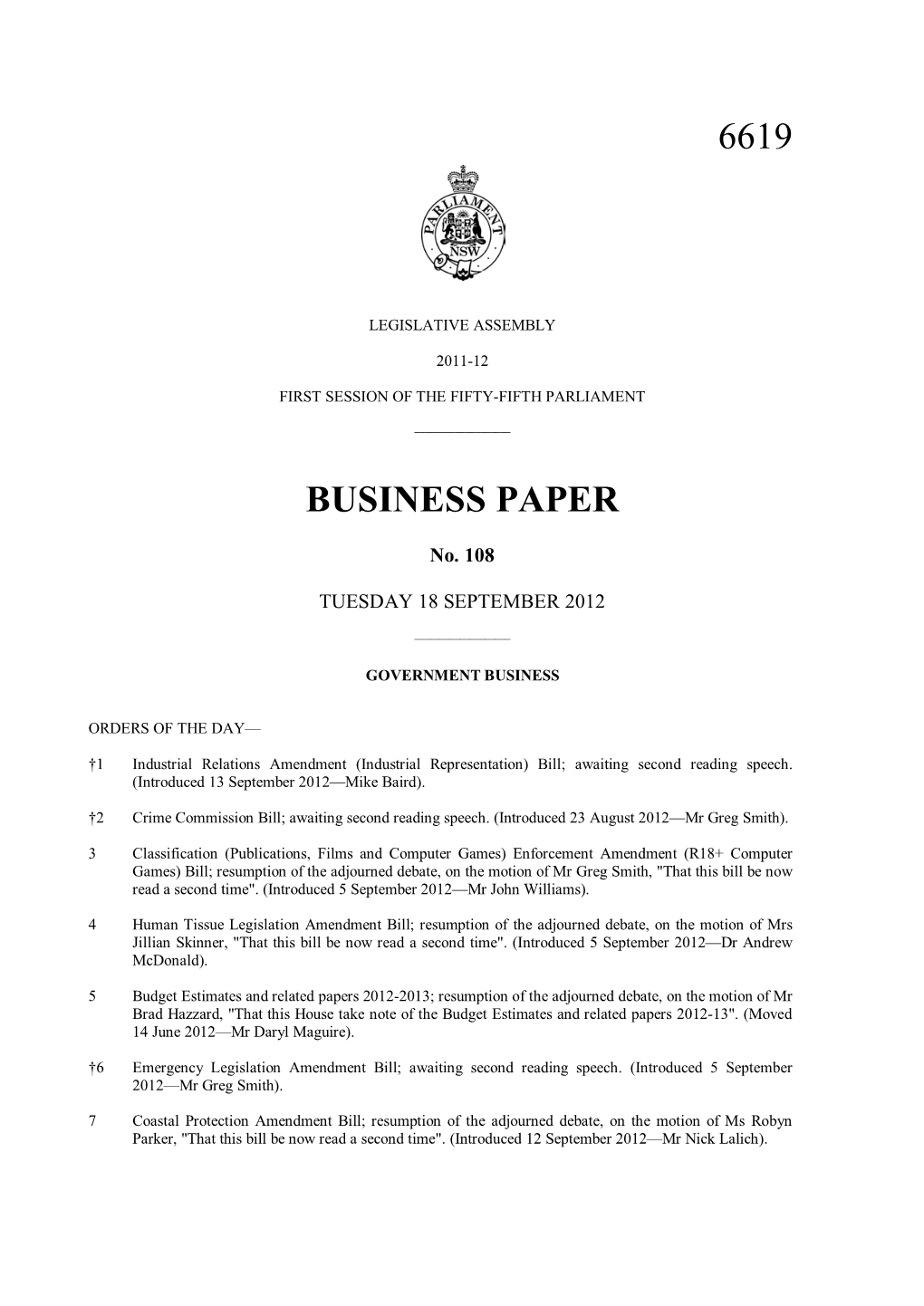 6619 Business Paper