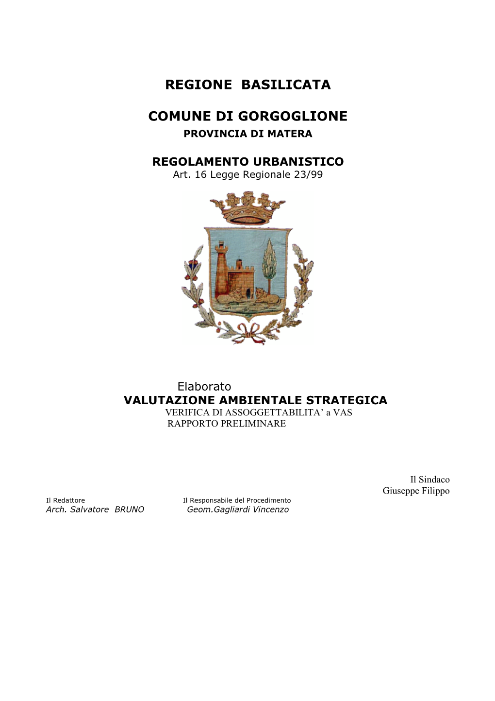 Gorgoglione Provincia Di Matera