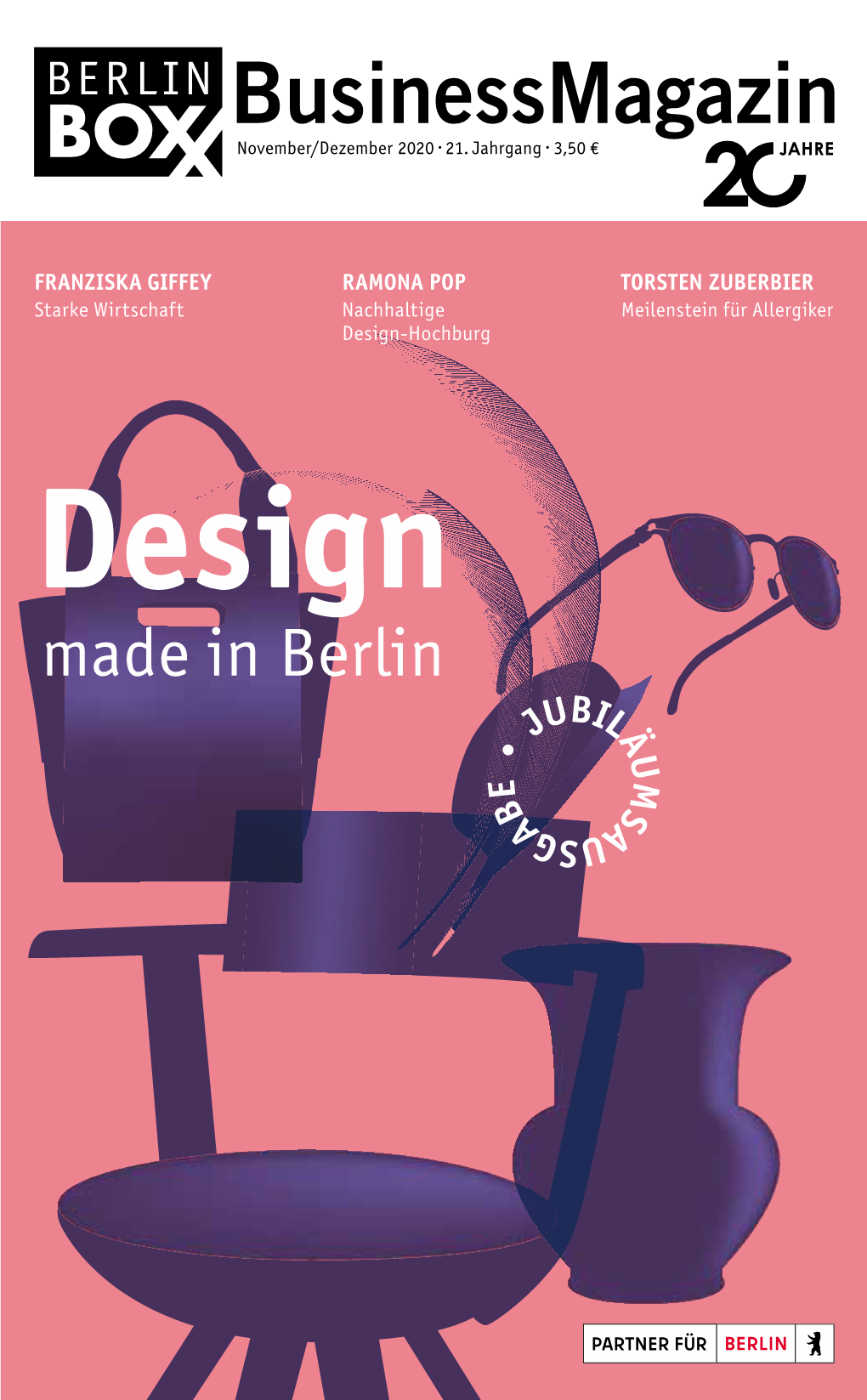 Design-Hochburg Businessmagazin Berlinboxx Design Made in Berlin BI JU LÄ