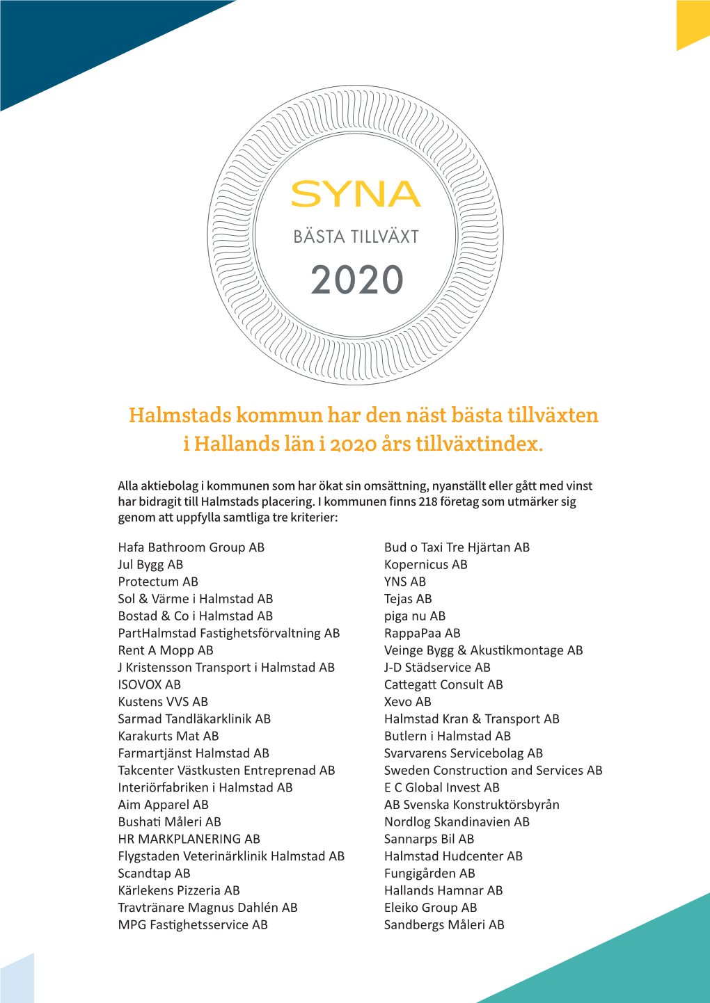 Hafa Bathroom Group AB Jul Bygg AB Protectum AB Sol & Värme I