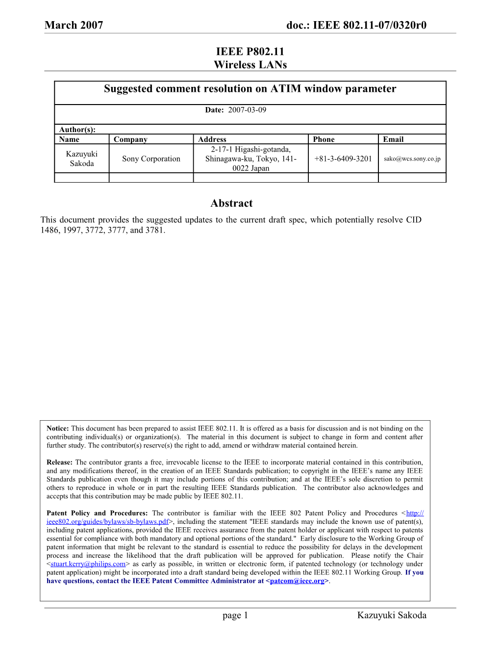 Summary of Cids Labelled As ATIM Issues