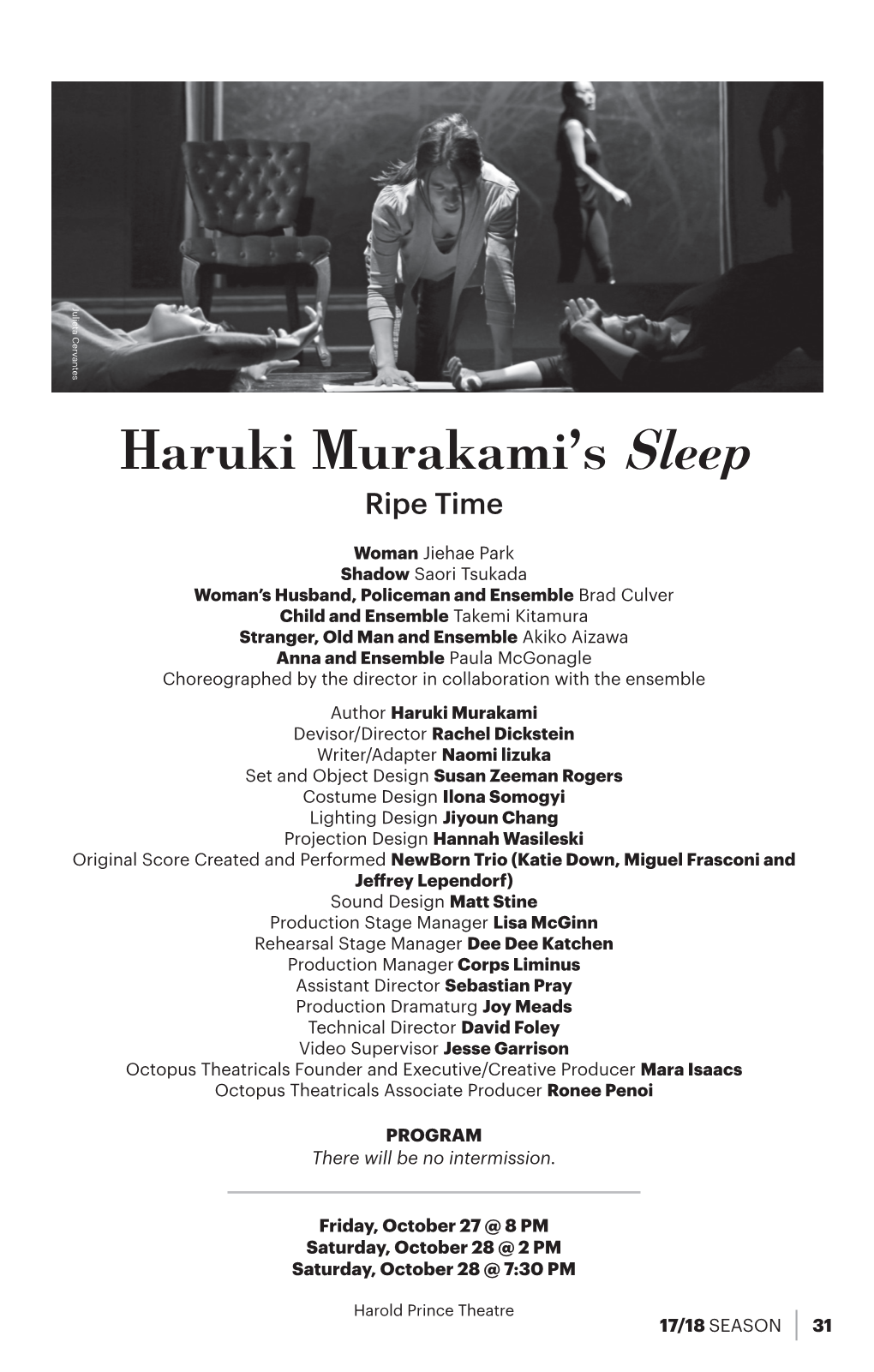 Haruki Murakami's Sleep