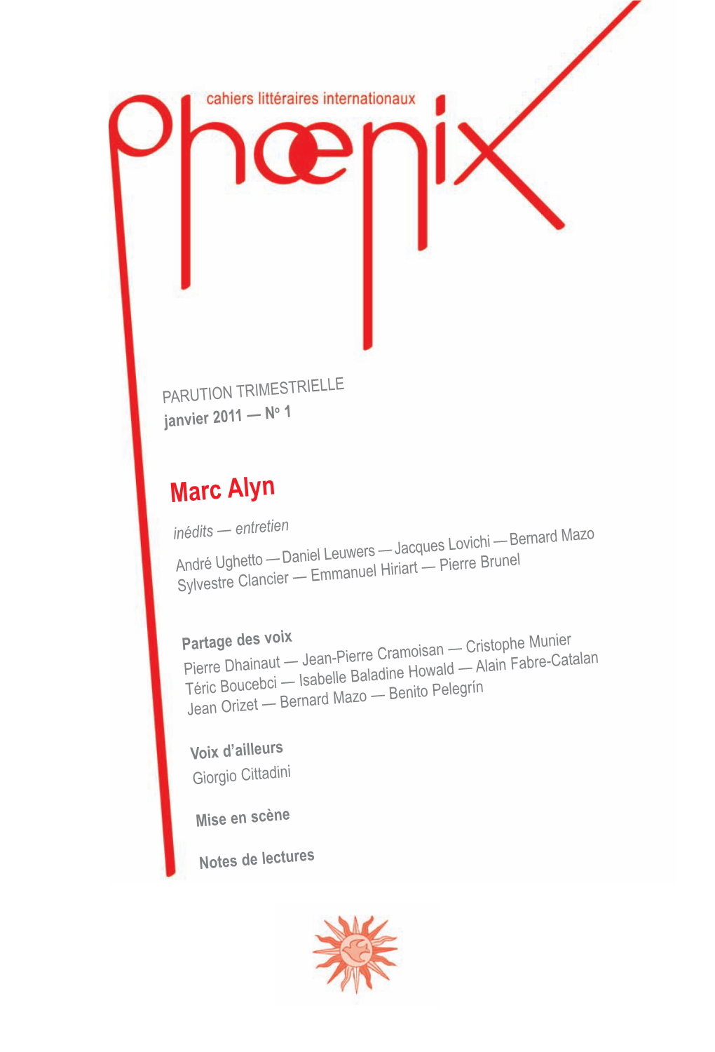 Marc Alyn L 1 Janvier 2011 — N a C R A