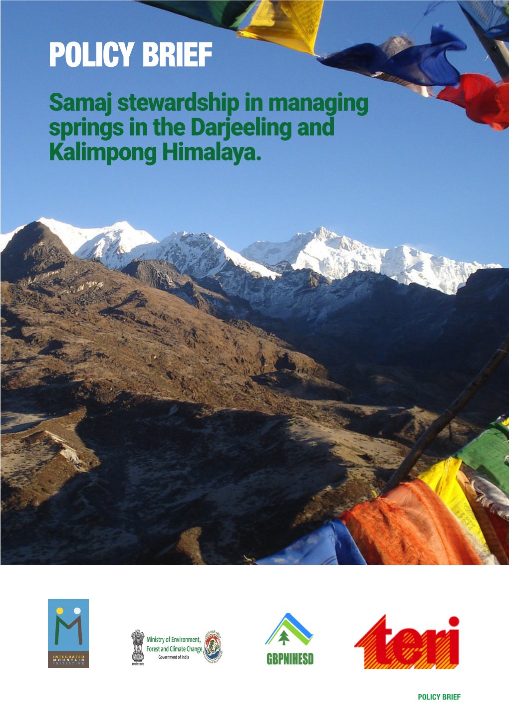 Policy Brief Samaj Stewardship in Managing Springs in the Darjeeling and Kalimpong Himalaya