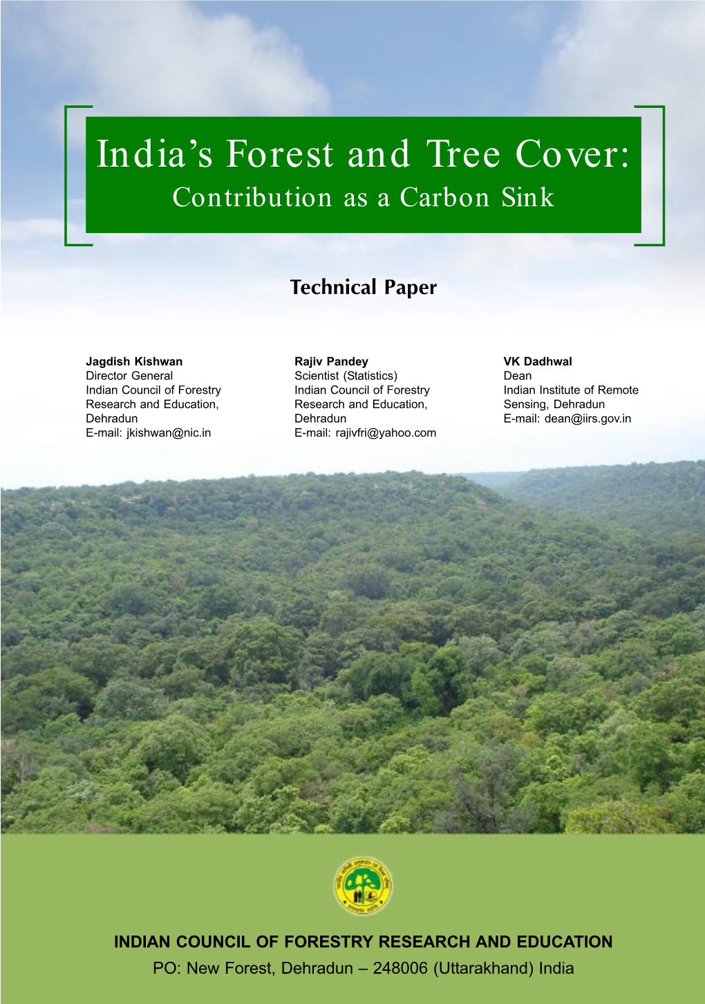 India's Forest and Tree Cover