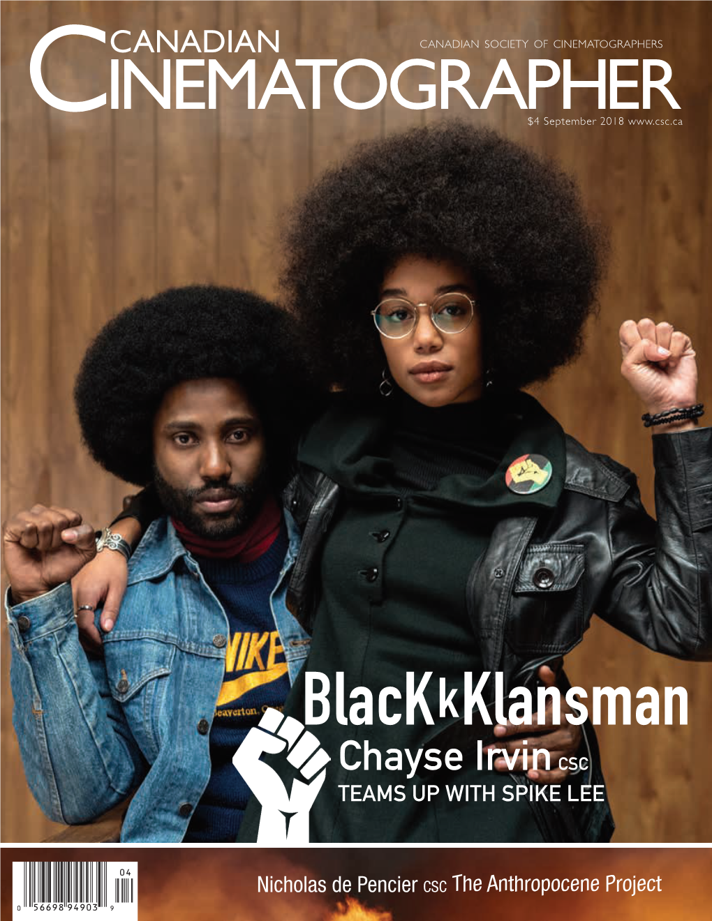 Blackkklansman Chayse Irvin CSC TEAMS up with SPIKE LEE