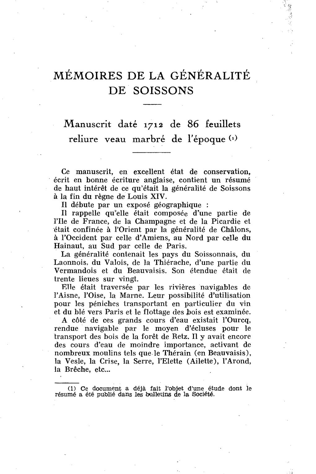 Société Archéologique, Historique Et Scientifique De Soissons. Bulletin