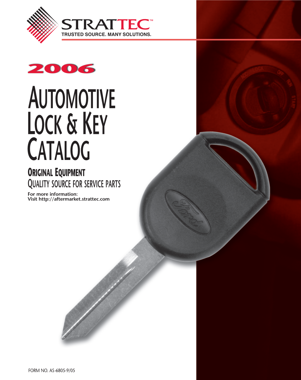 2006 Strattec Automotive Lock & Key Catalog