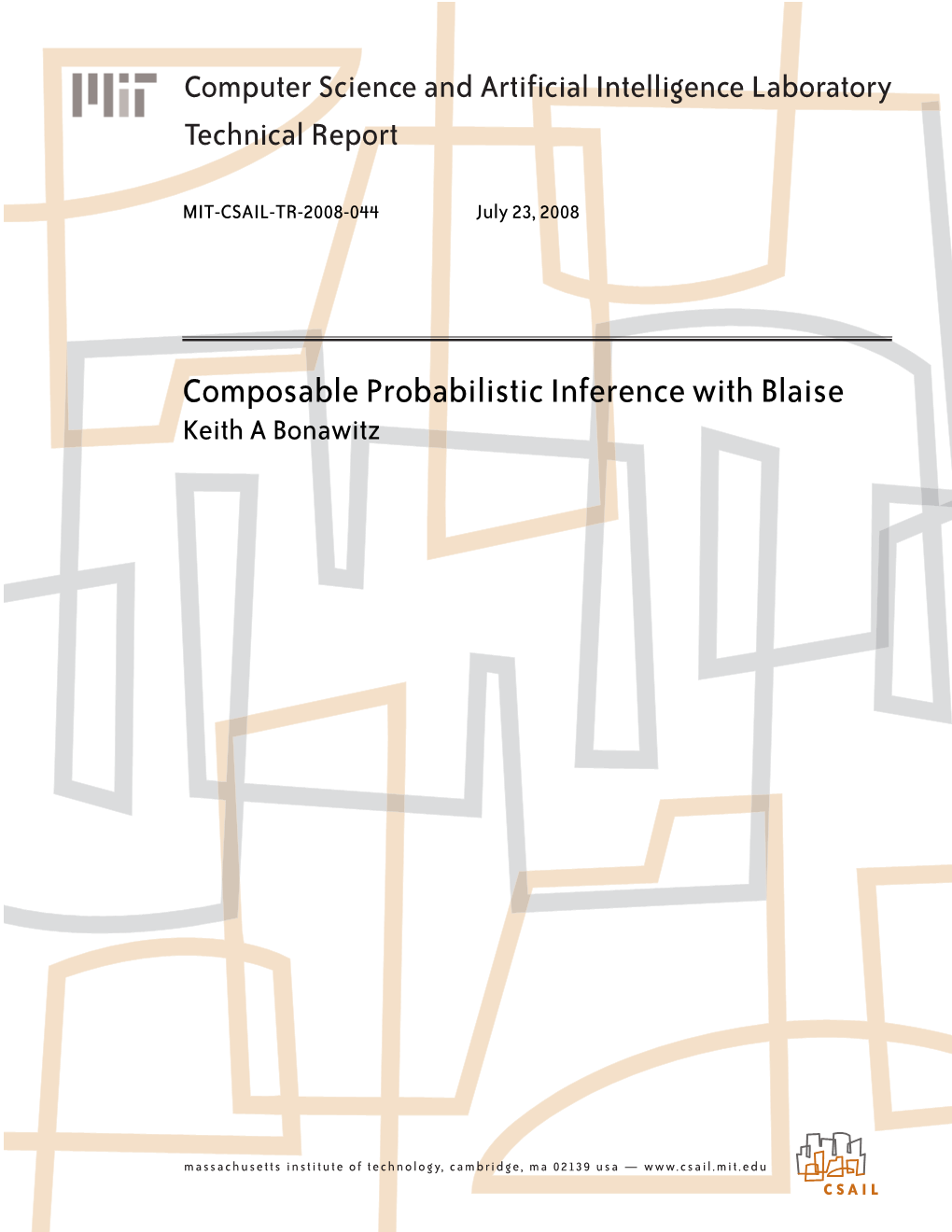 Composable Probabilistic Inference with Blaise Keith a Bonawitz