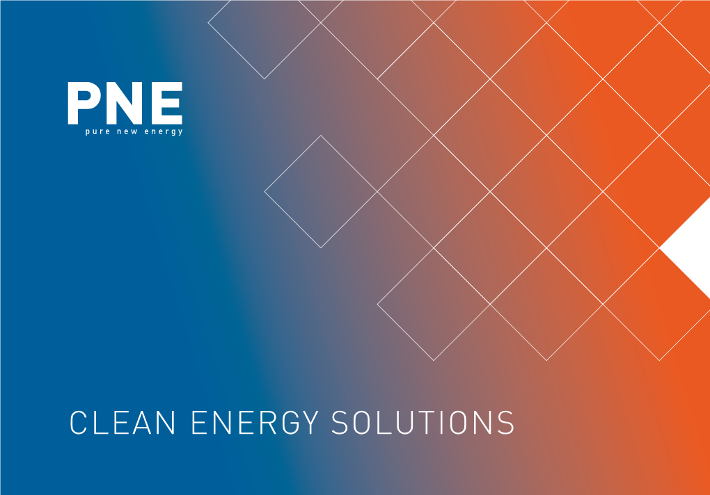 Clean Energy Solutions Pleased to Meet You: We Are Pne