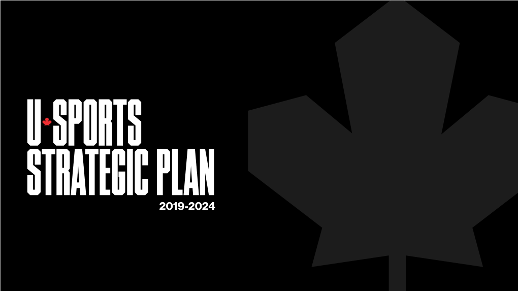 2019-2024 U SPORTS Strategic Plan