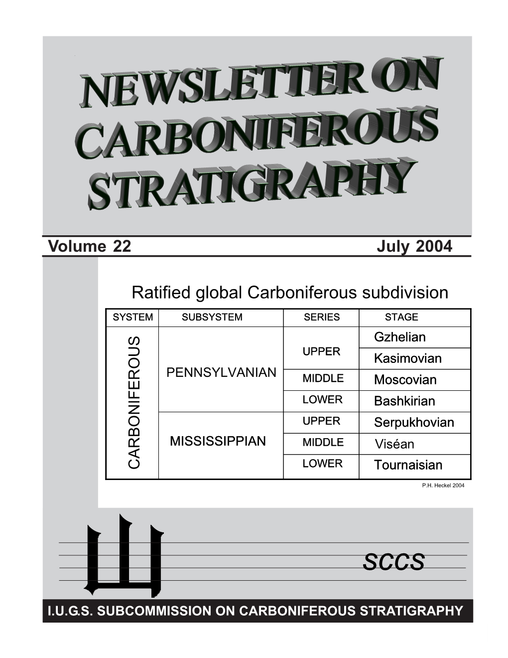 Carboniferous Newsletter 2004