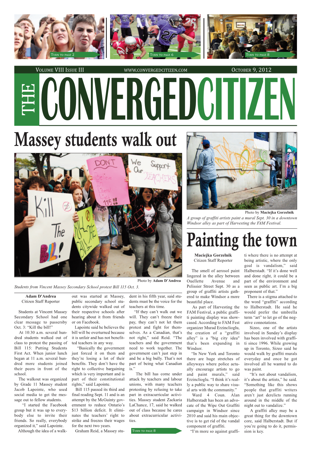 Painting the Town Massey Students Walk