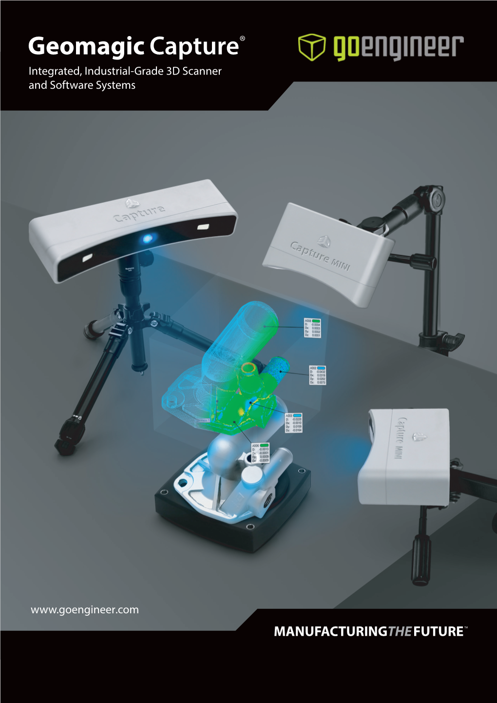 Geomagic Capture Integrated, Industrial-Grade 3D Scanner and Software Systems