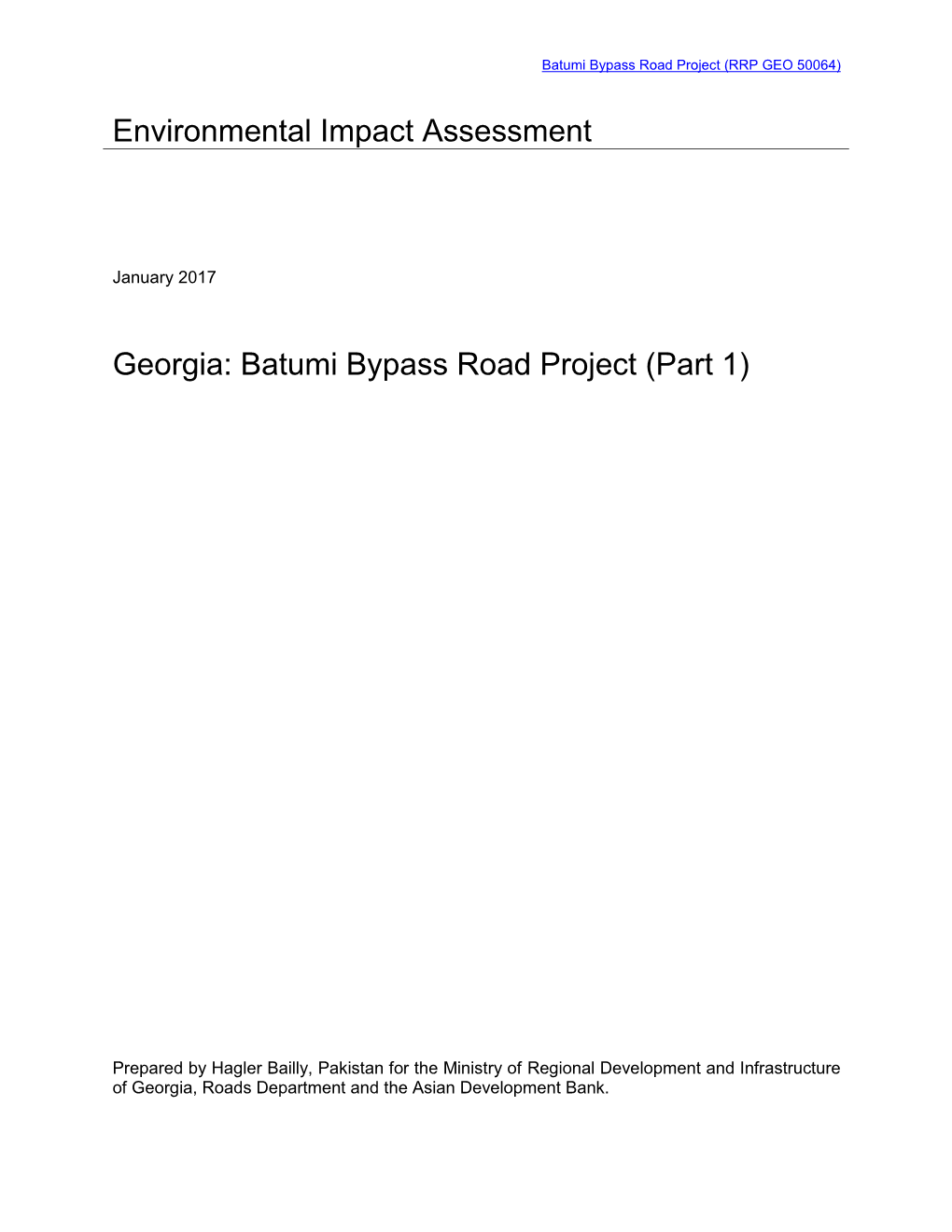 Environmental Impact Assessment Georgia