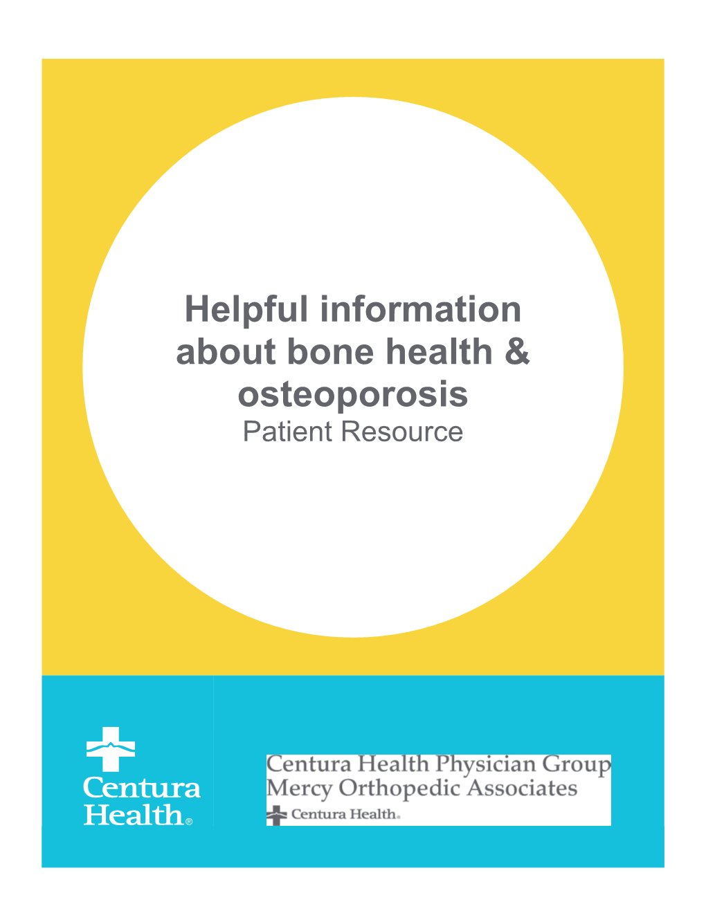 Osteoporosis & Bone Health Patient Guide