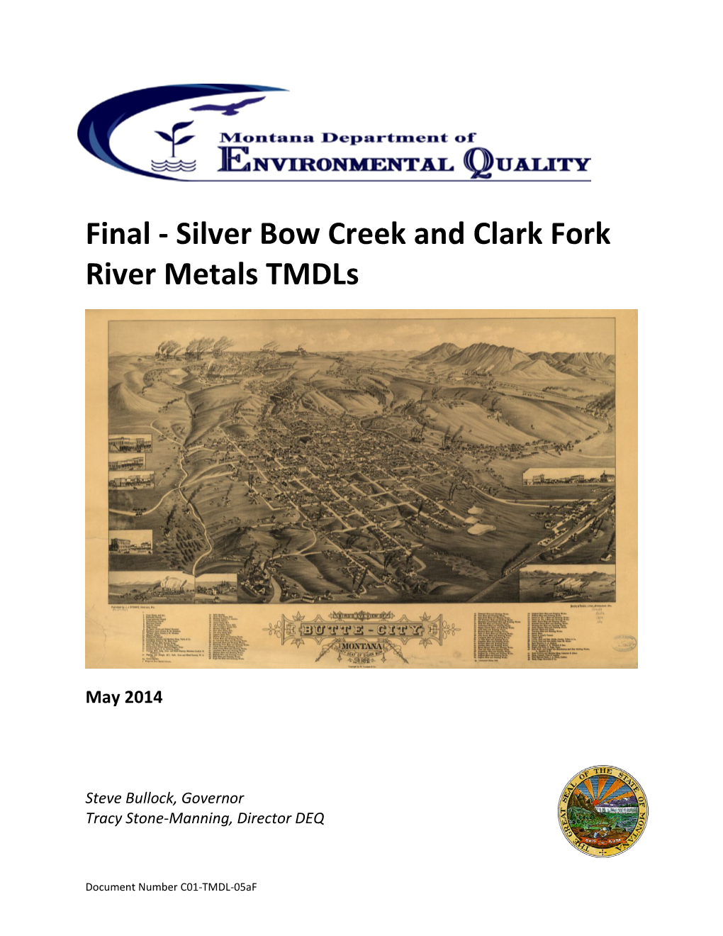 Final - Silver Bow Creek and Clark Fork River Metals Tmdls