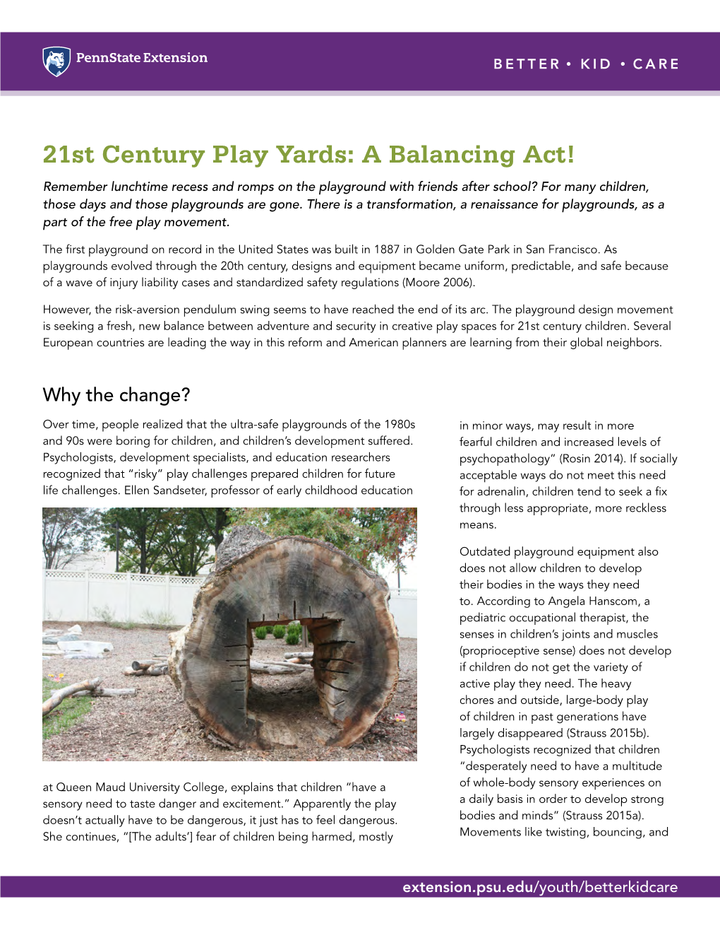 21St Century Play Yards: a Balancing Act!