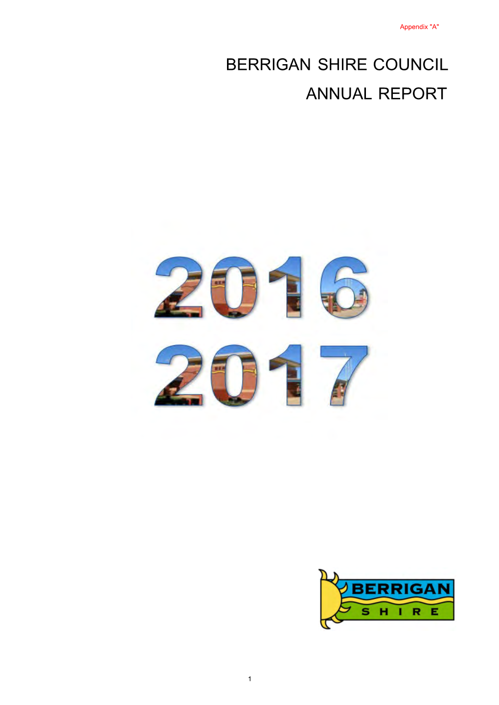 Berrigan Shire Council Annual Report