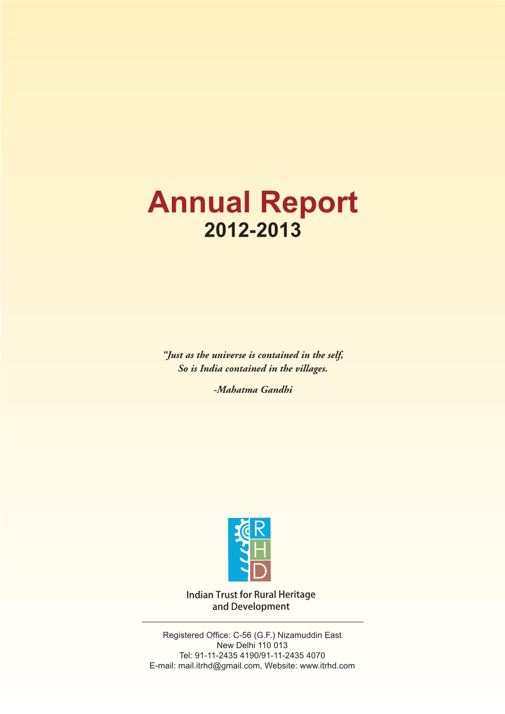 Annual Report 2012-2013