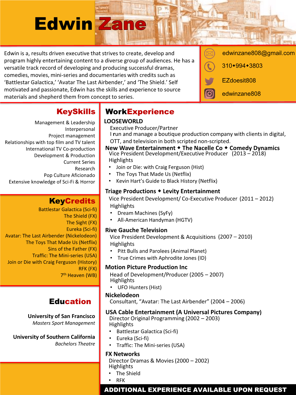 Scripted Resume