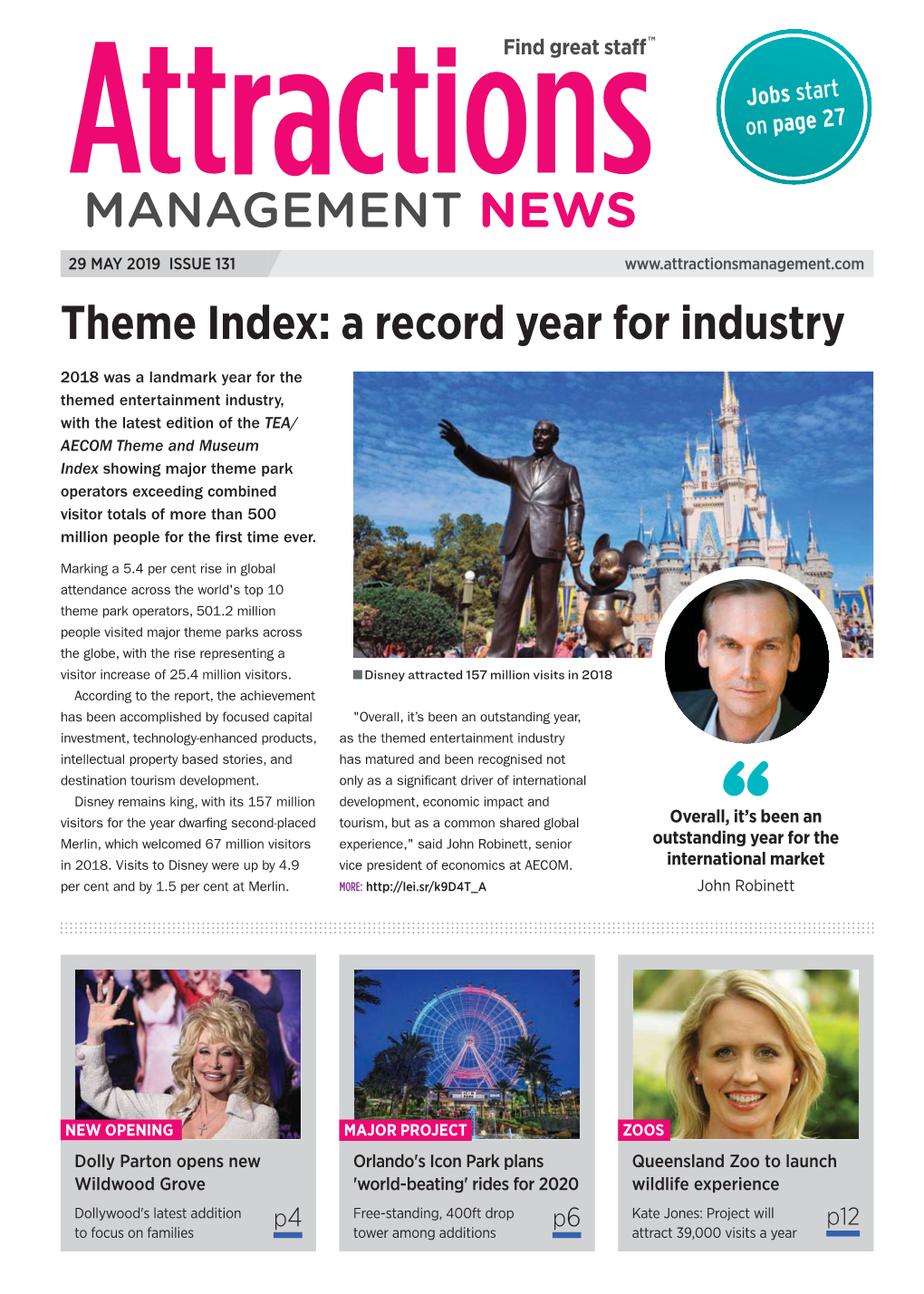 Attractions Management News 29Th May 2019 Issue