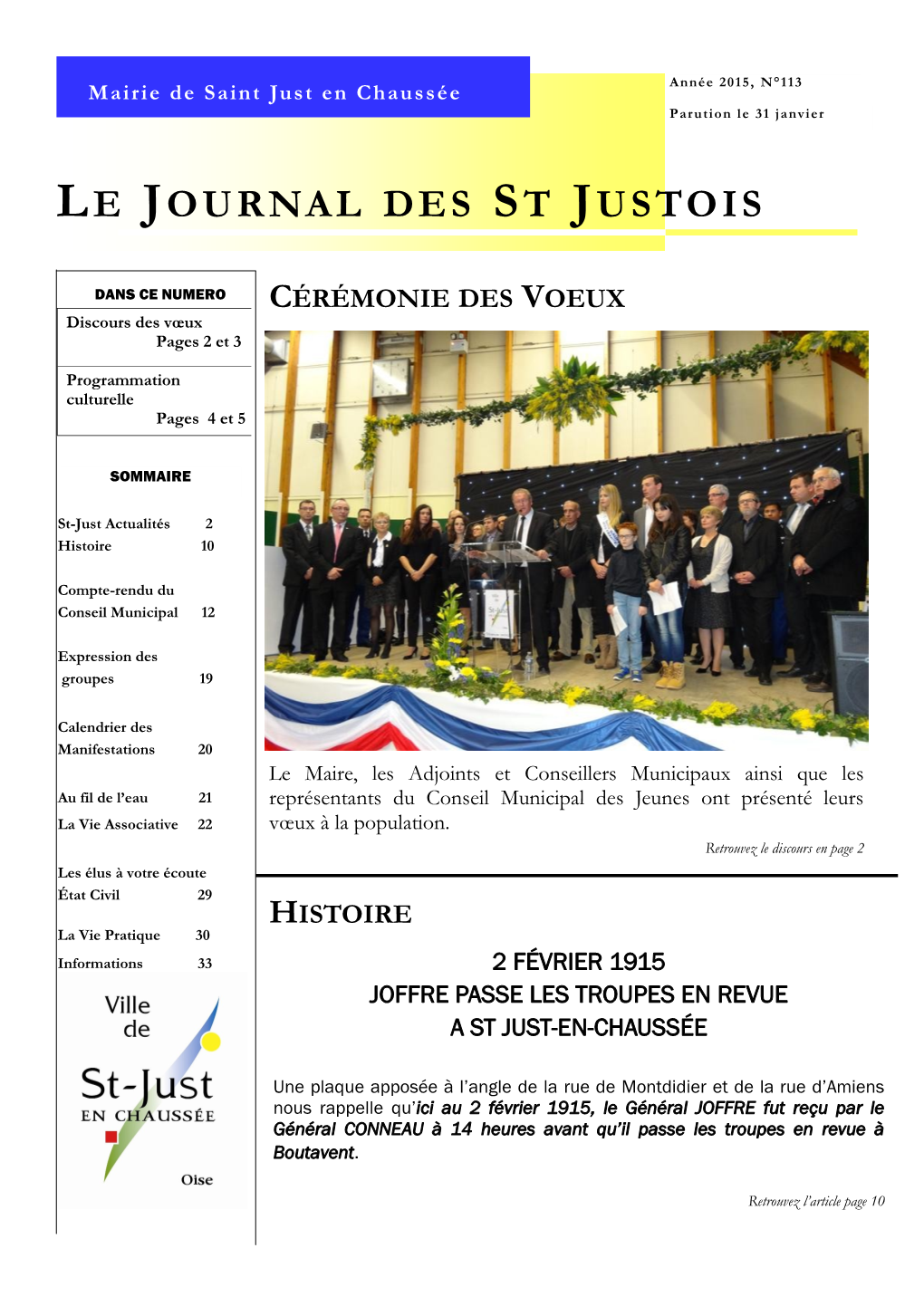 Le Journal Des St Justois