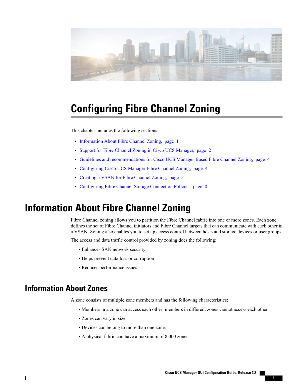 Configuring Fibre Channel Zoning