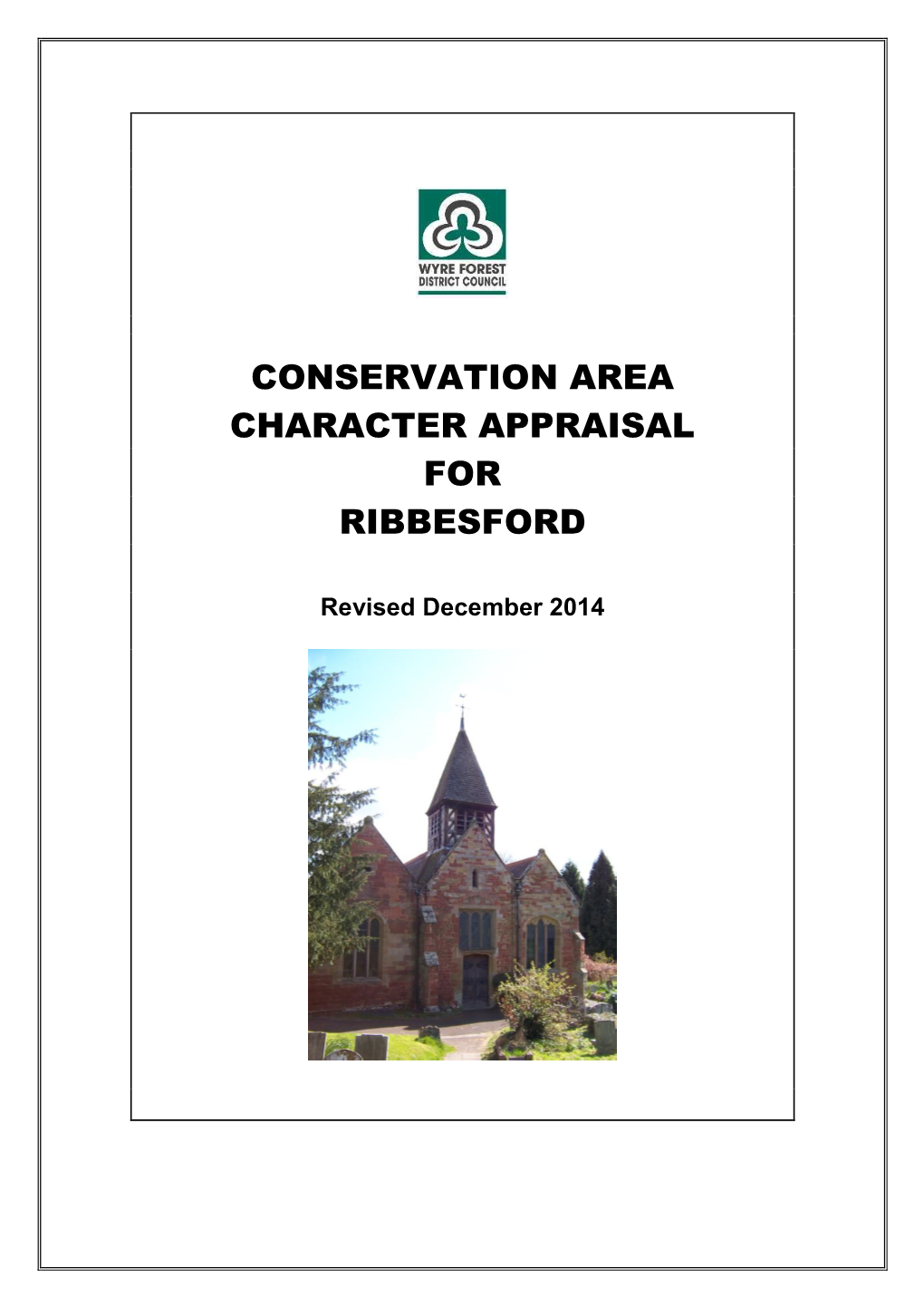 Ribbesford Conservation Area Appraisal