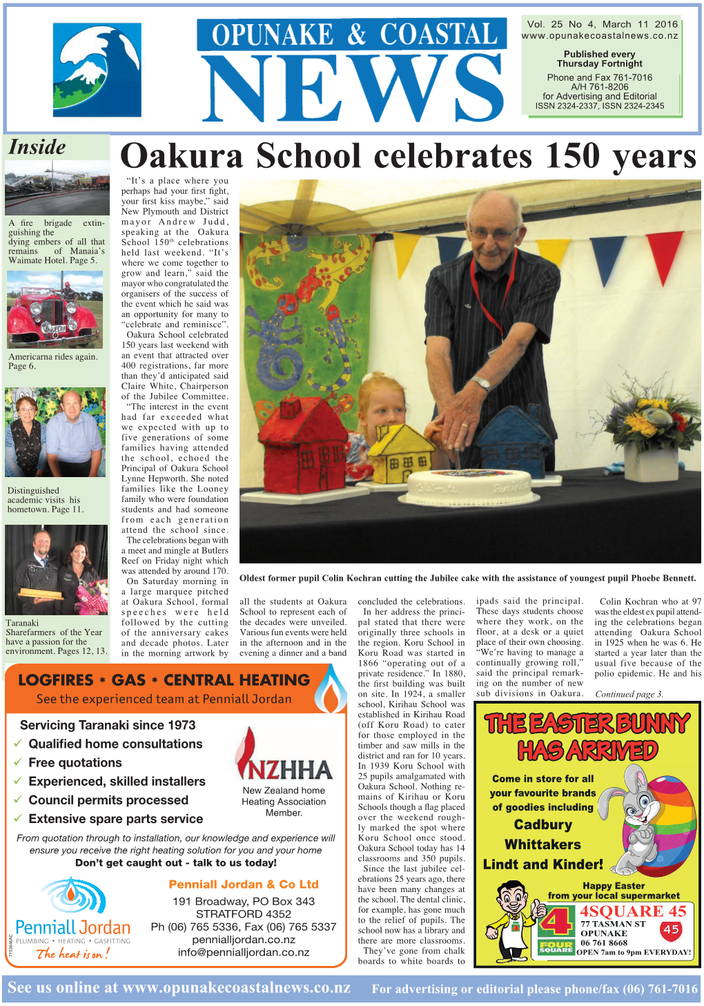 Oakura School Celebrates 150 Years