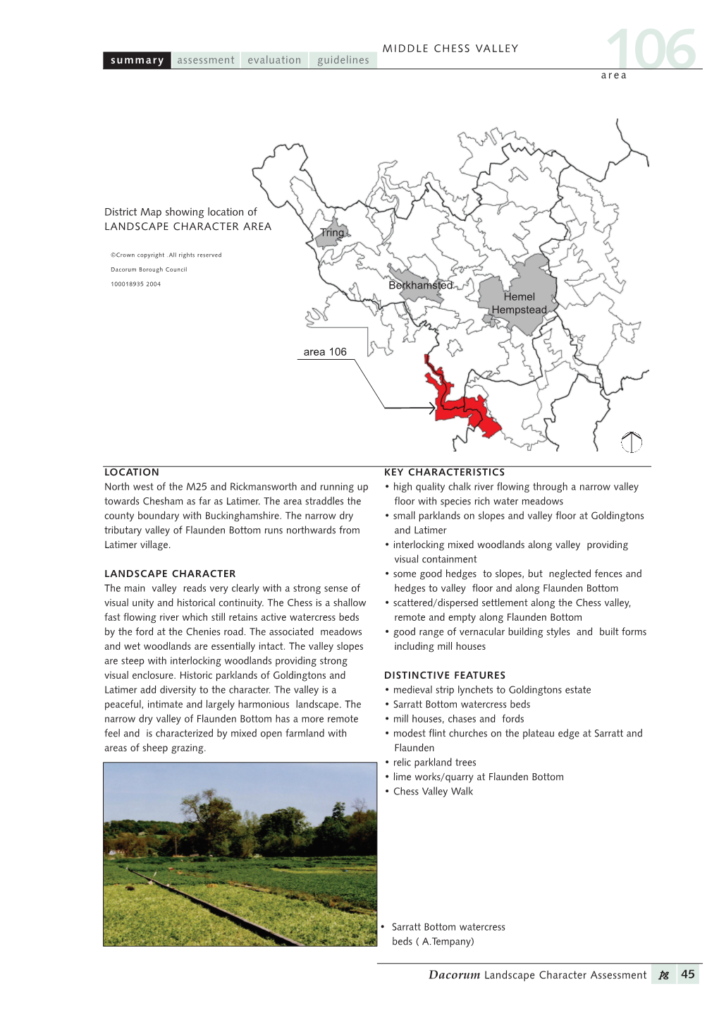 Area 106, Middle Chess Valley